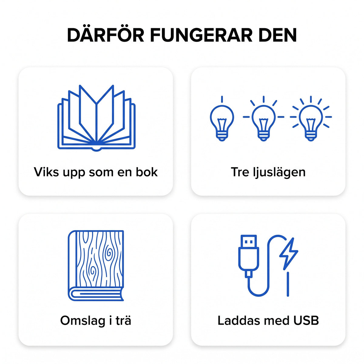 Zvarelo boklampa i trä