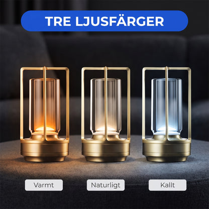 Tre ljusfarger