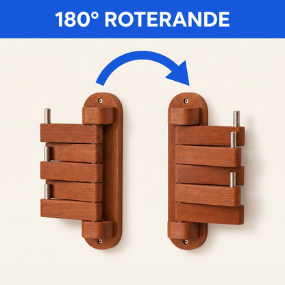 180 grader roterande armar och vikbara krokar