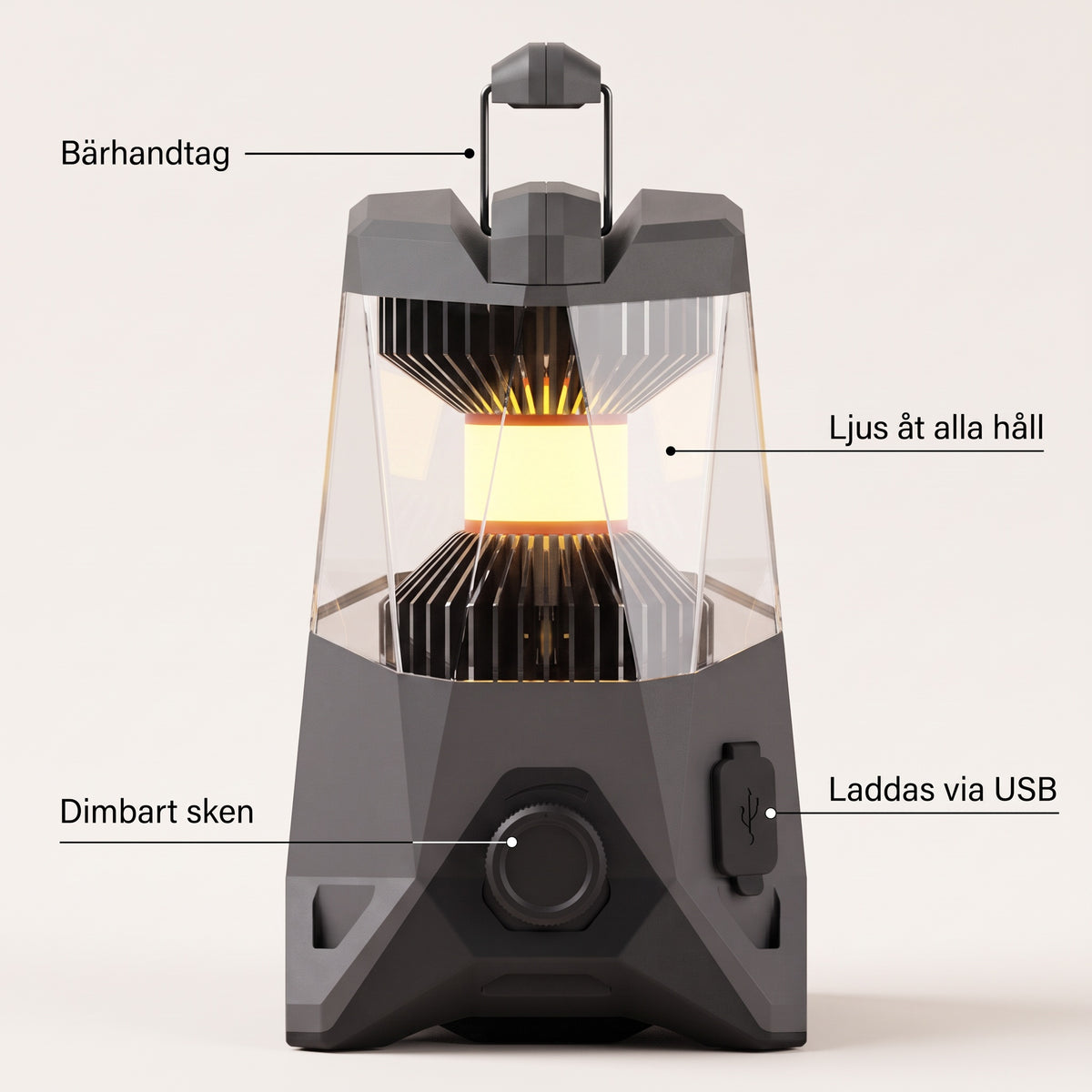 LED-lykta funktioner