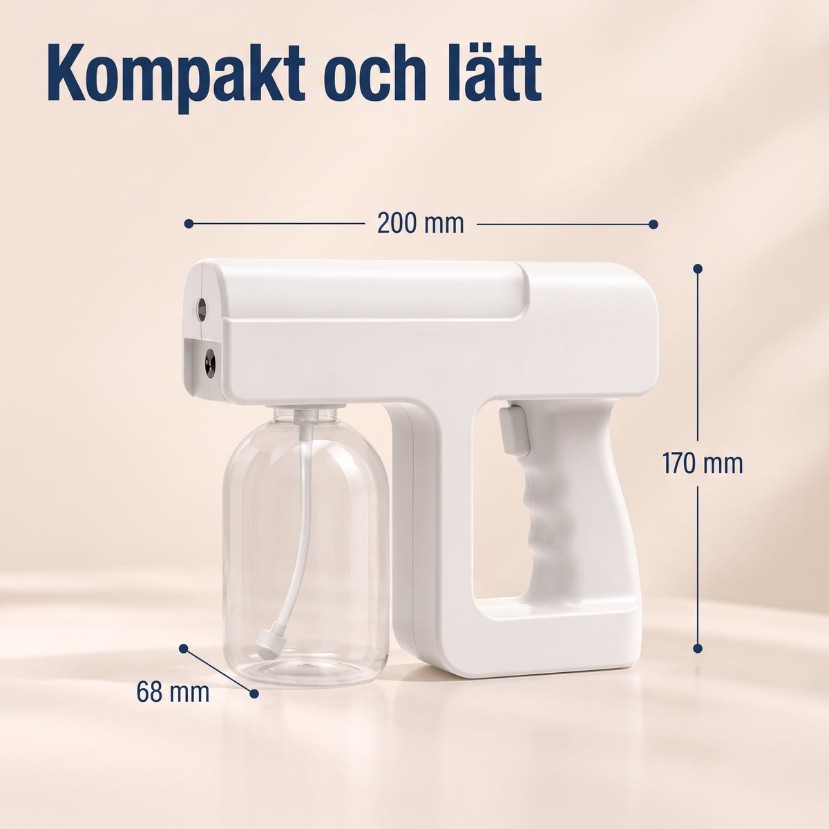 Kompakt och lätt mått