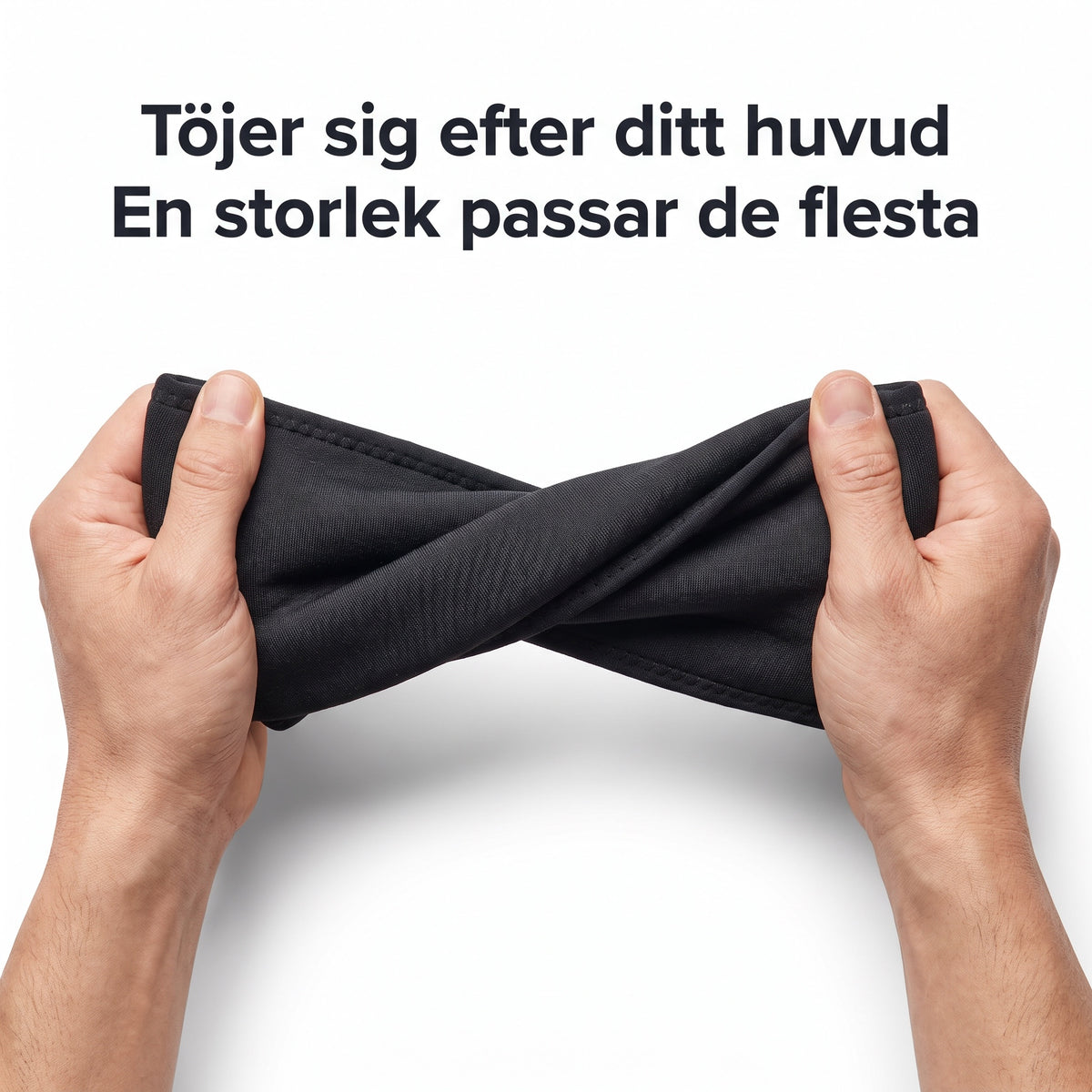 Migränmössan töjer sig, en storlek passar de flesta