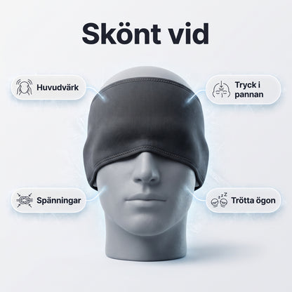 Skönt vid huvudvärk, spänningar, tryck i pannan och trötta ögon