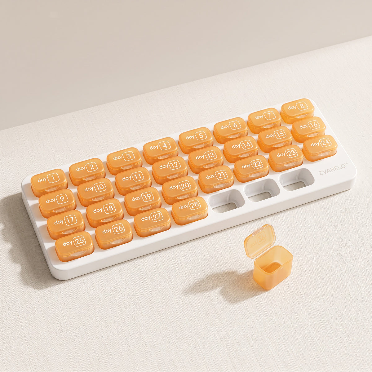 Pillerbox 31 dagar i orange