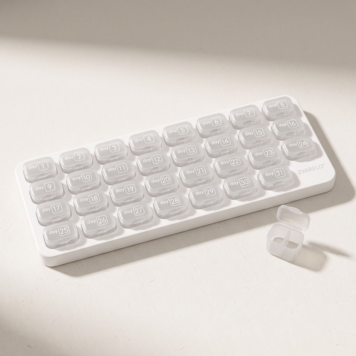 Pillerbox 31 dagar i vitt