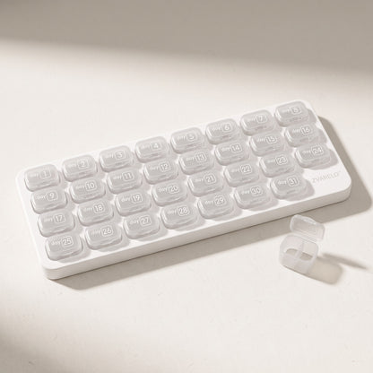 Pillerbox 31 dagar i vitt