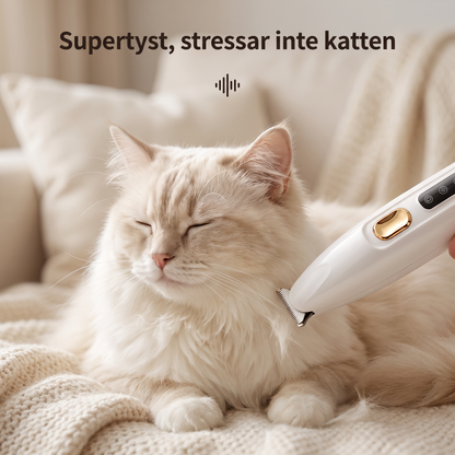 Supertyst, stressar inte katten