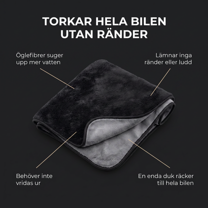 Torkar hela bilen utan ränder - funktioner