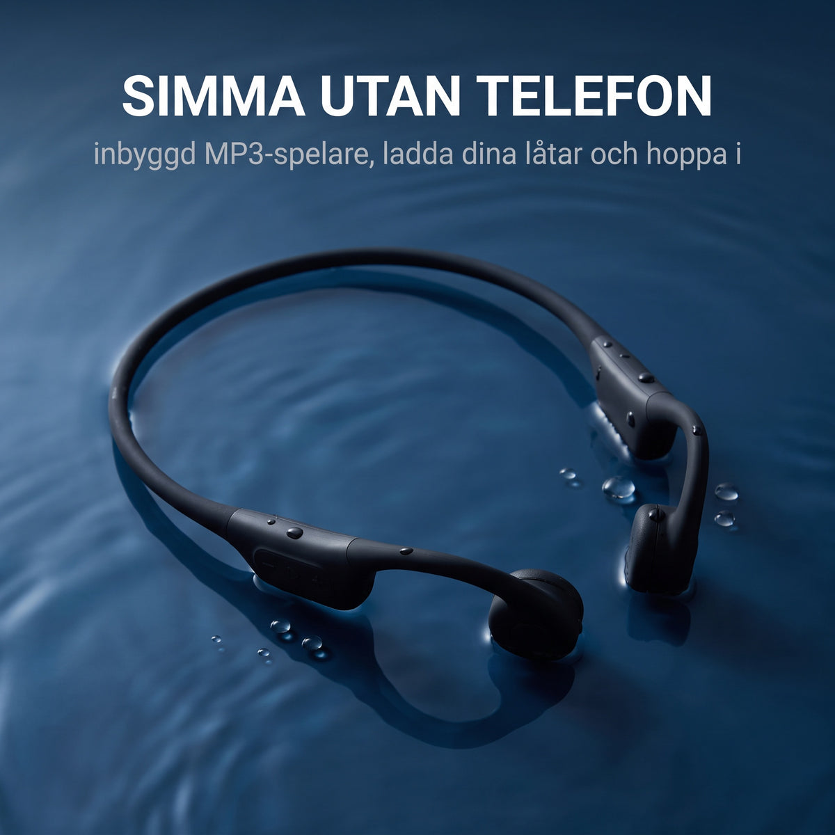 Simhörlurar simma utan telefon