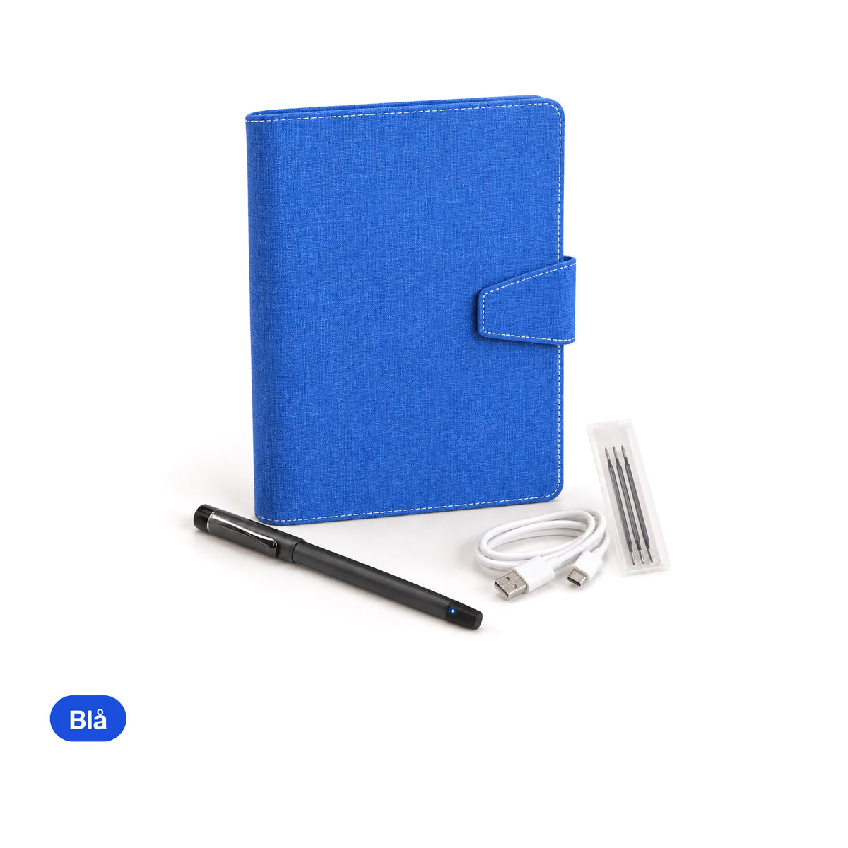 Smartpenna med blått A5-block